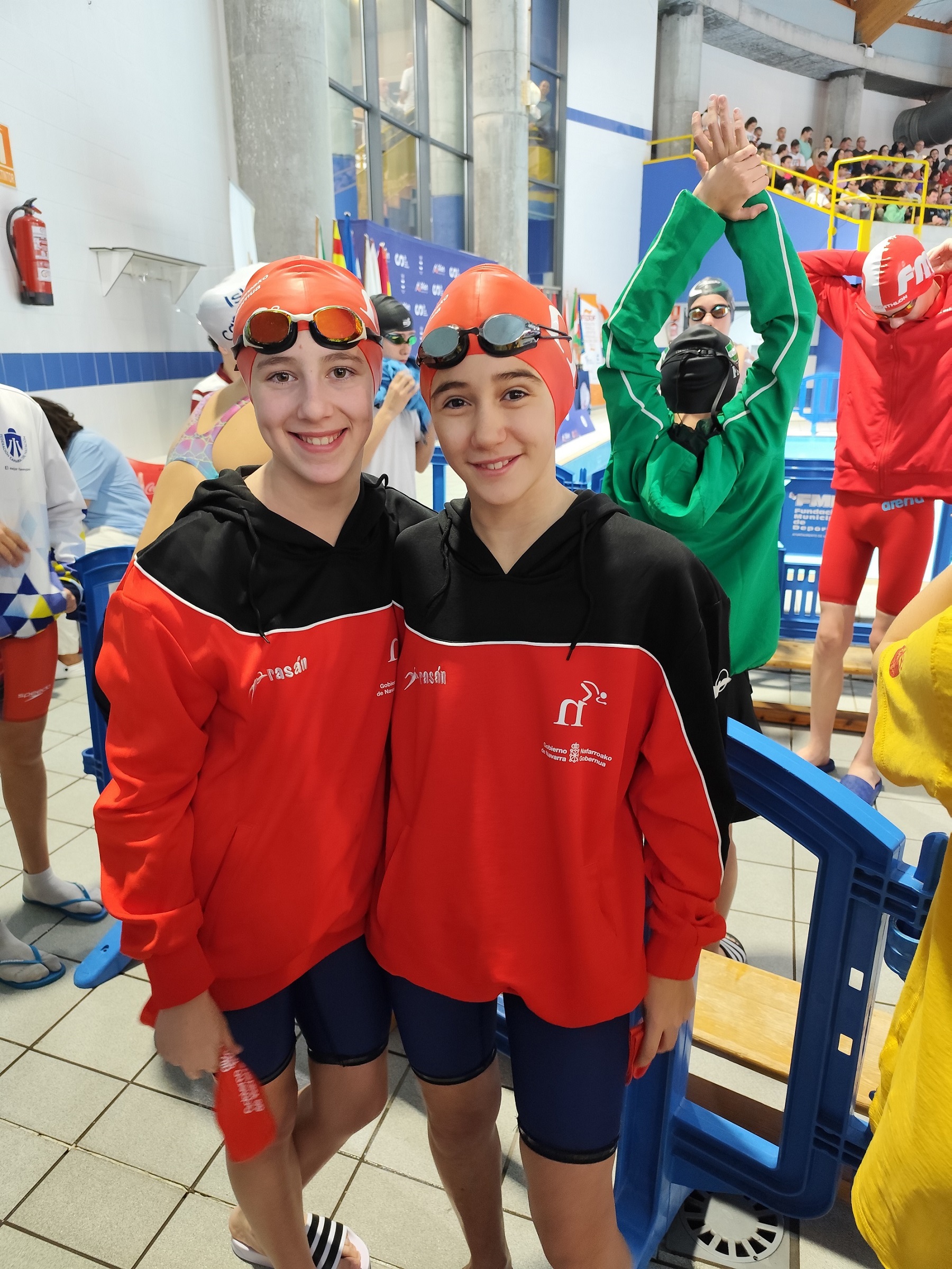 Navarra realizó un buen papel en el Campeonato de España Escolar de natación del CSD en Valladolid